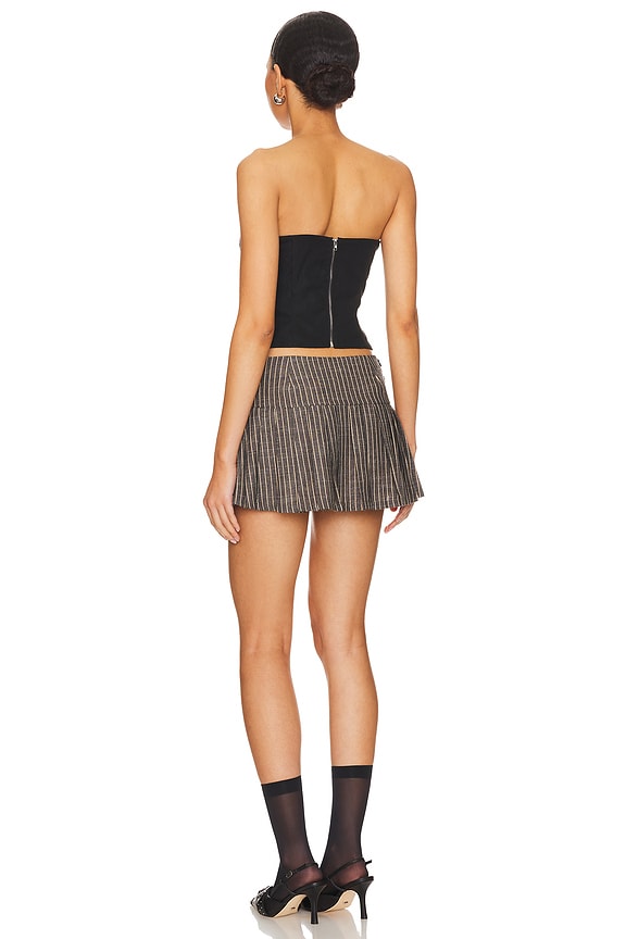 Superdown Brinley Skirt Set In Black Multi