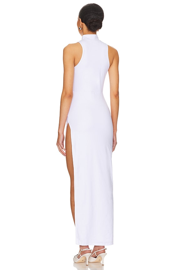 Shop Superdown Janet Slit Midi Dress In White