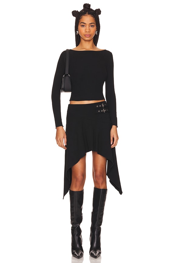 Image 1 of Katina Skirt Set in Black