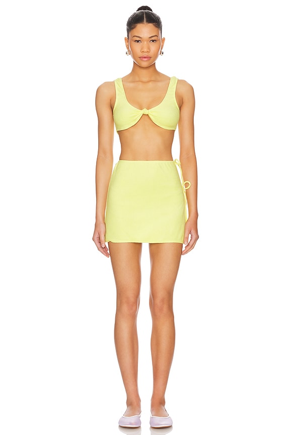 Image 1 of Delilah Terry Skirt Set in Yellow