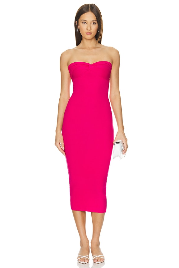 Image 1 of Elisha Strapless Dress in Pink