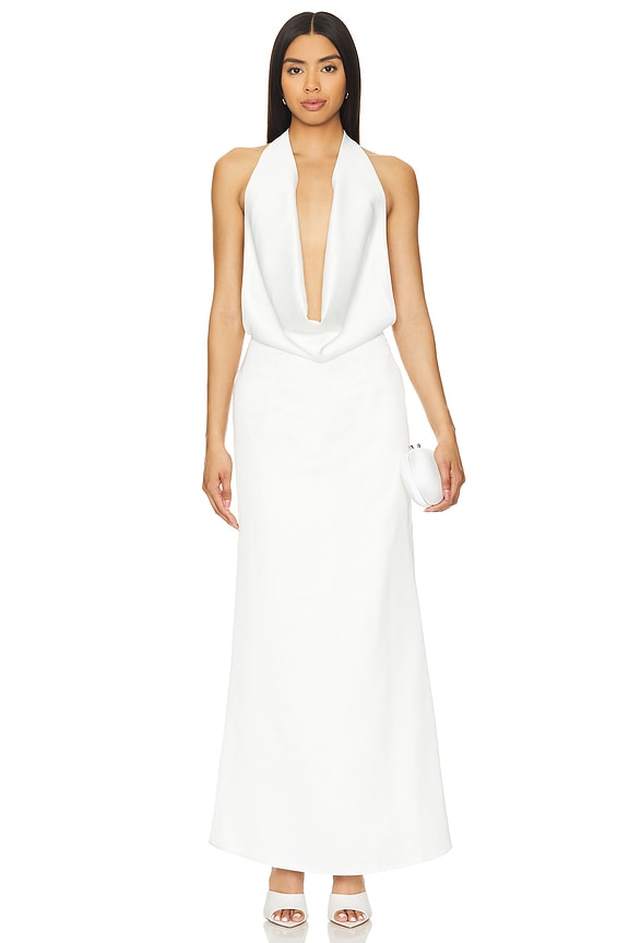 Image 1 of Ausha Gown in White