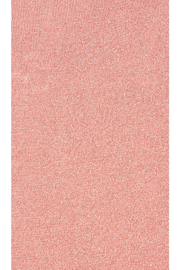 Superdown Eva Drape Front Gown In Peach Metallic