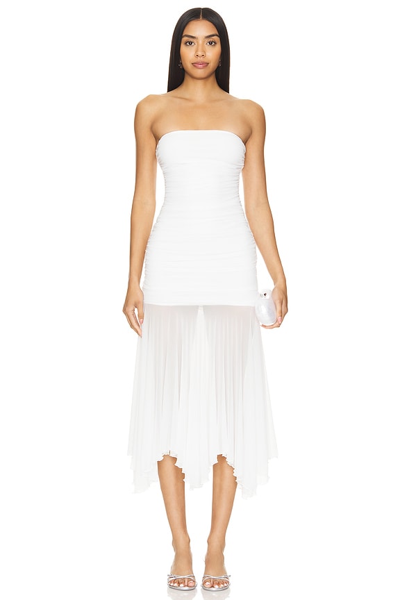 Image 1 of x Ella Rose Amaris Strapless Dress in White