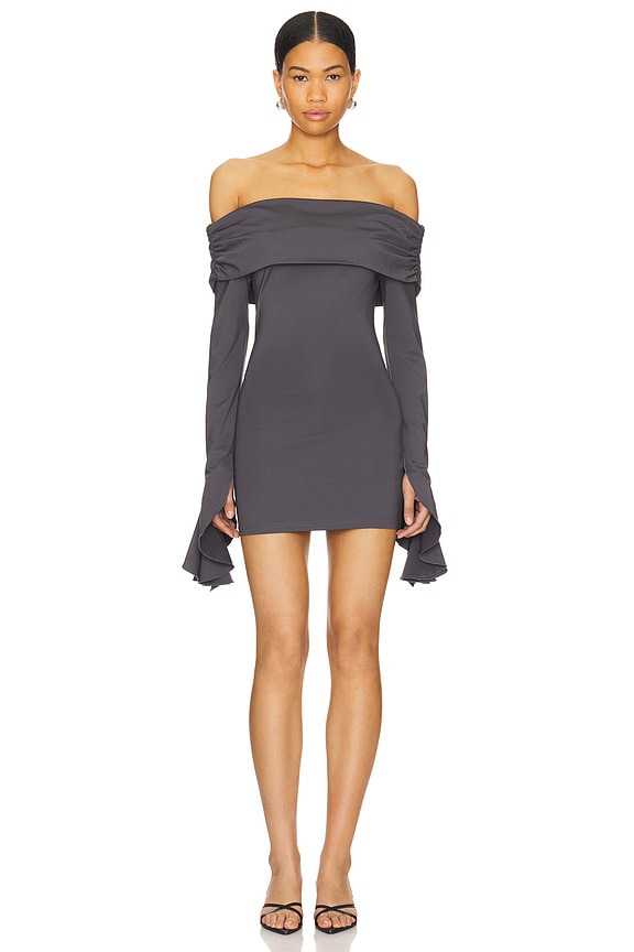 Image 1 of Yuka Mini Dress in Slate