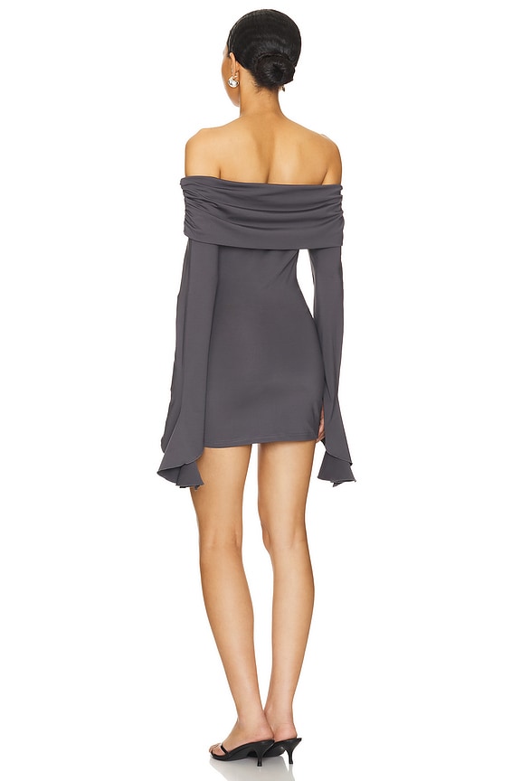 Superdown Yuka Mini Dress In Slate