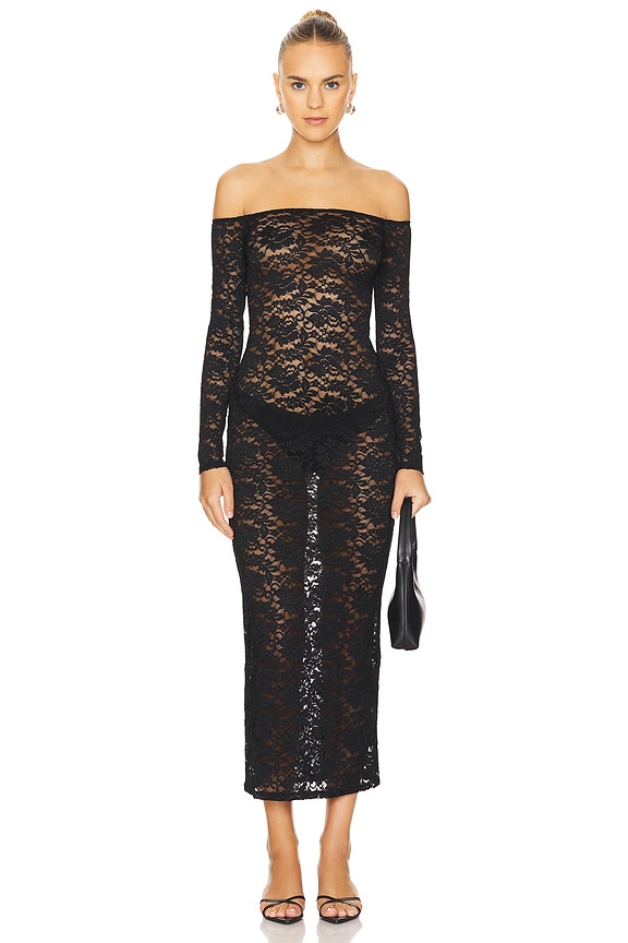 Image 1 of Larsa Maxi Dress in Black