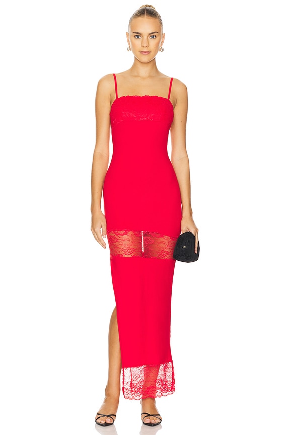 Image 1 of Gemma Maxi Dress in Red