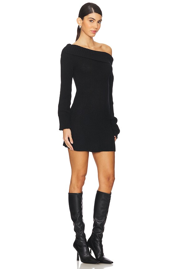 Superdown Kari Mini Dress In Black