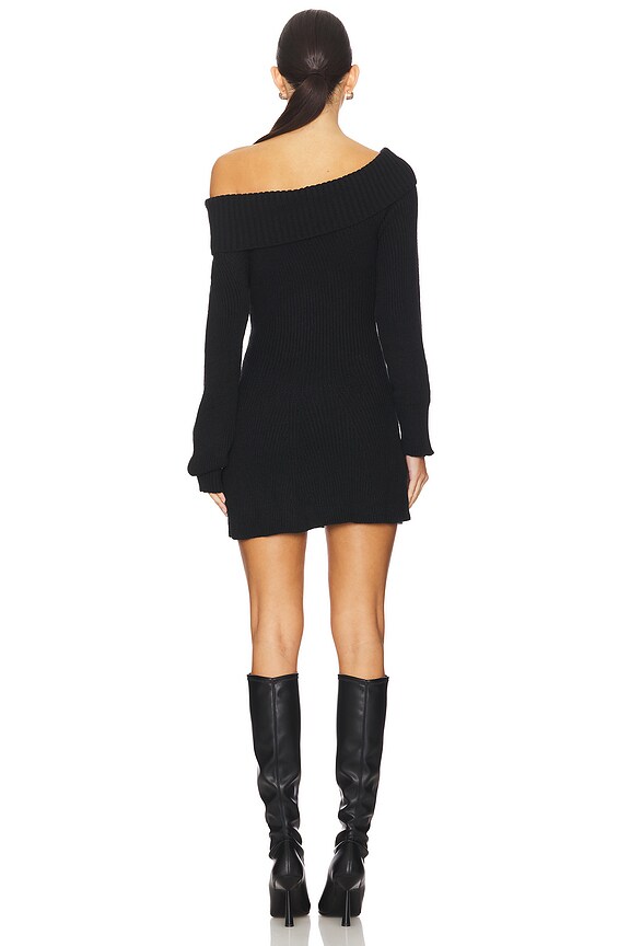 Superdown Kari Mini Dress In Black