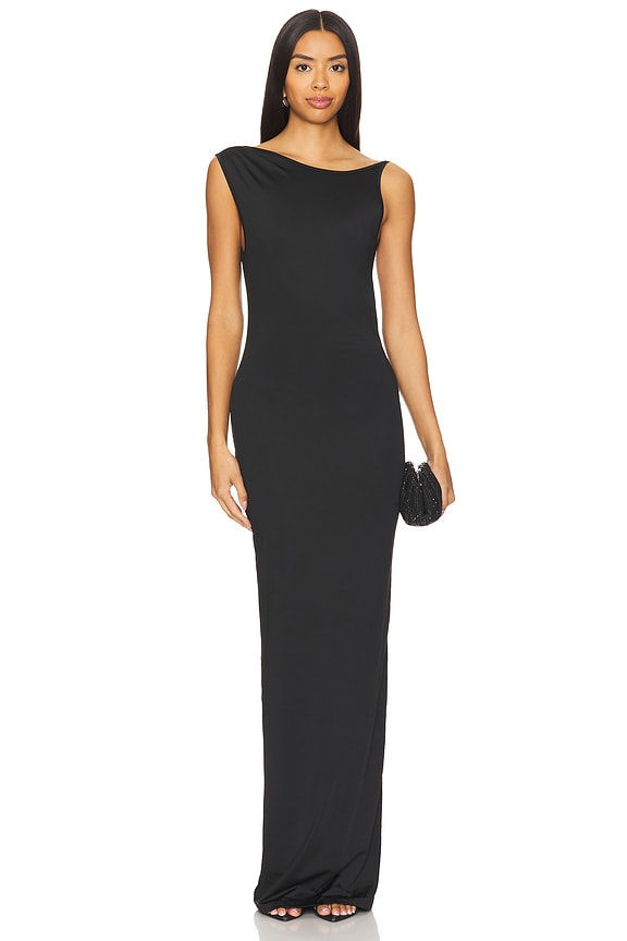 Image 1 of Avya Maxi Dress in Black