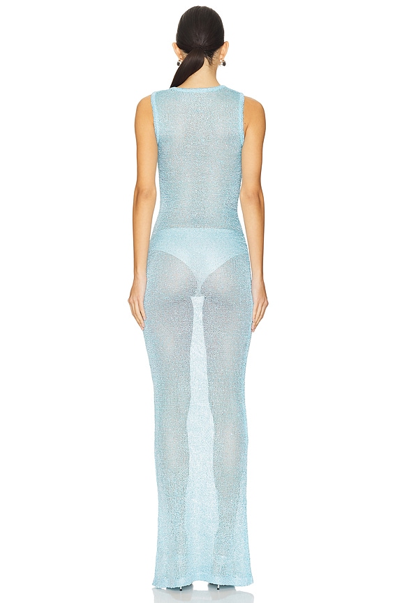 Superdown Alix Maxi Dress In Blue