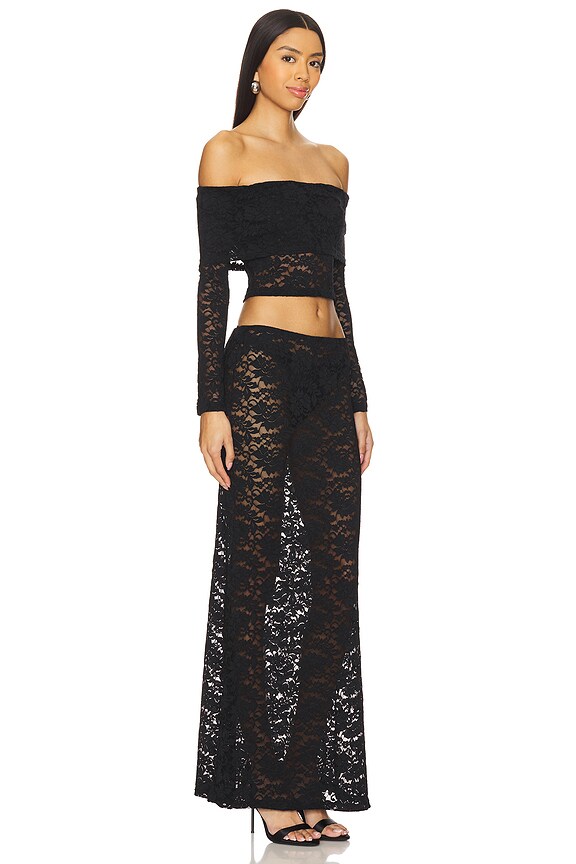 Superdown 2-teiliges Maxikleid Parise In Black