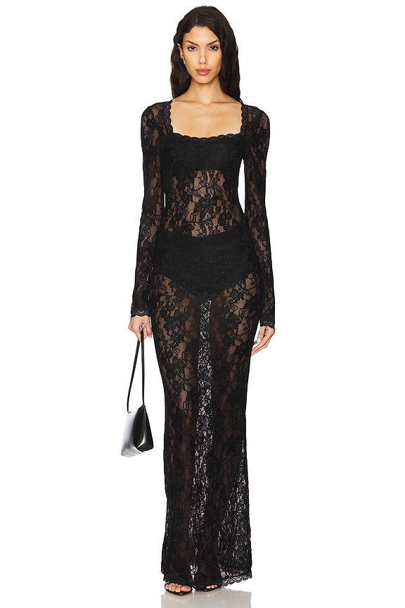 Image 1 of Blanche Maxi Dress in Black