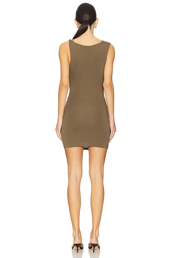 Superdown Fayette Mini Dress In Olive