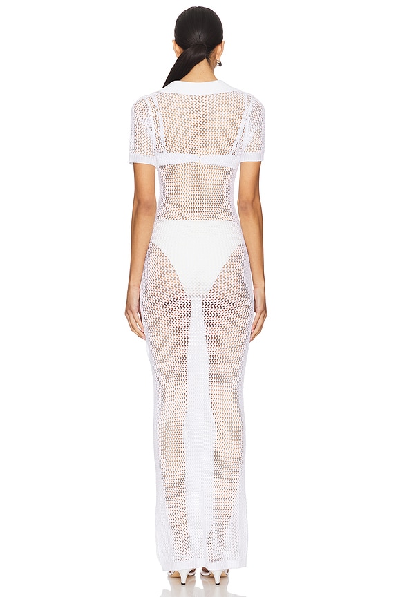 Superdown Cosette Maxi Dress In White