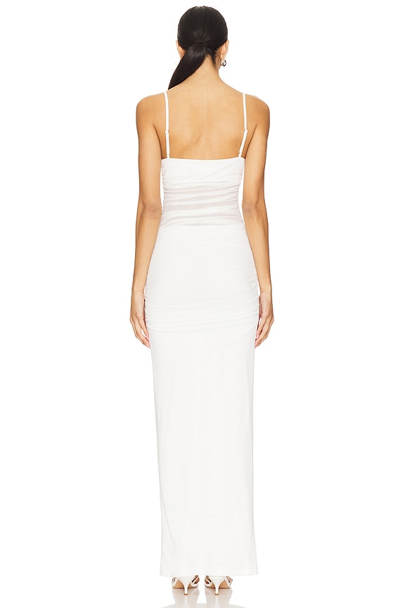 Superdown Celeste Maxi Dress In White