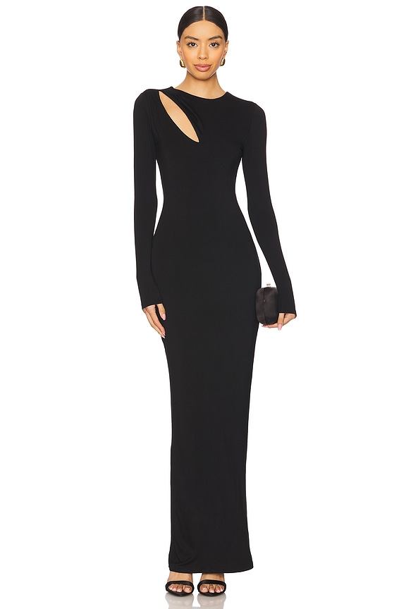 Image 1 of Adelina Maxi Dress in Black