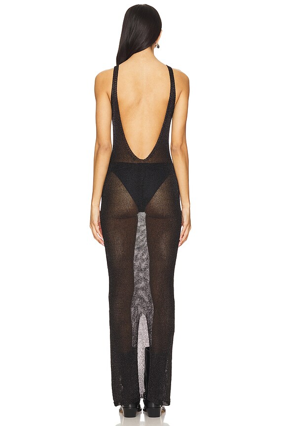 Superdown Egon Maxi Dress In Black