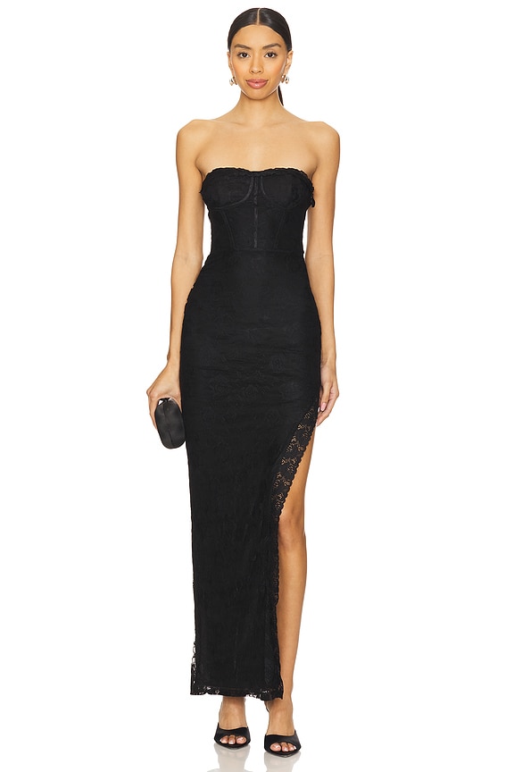 Image 1 of Lou Maxi Dress in Black