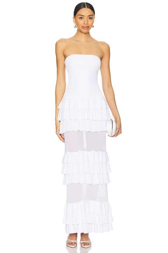 Image 1 of Lorenza Maxi Dress in White