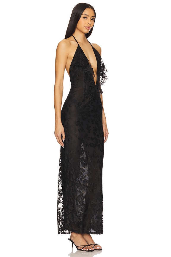 Superdown Calista Maxi Dress In Black