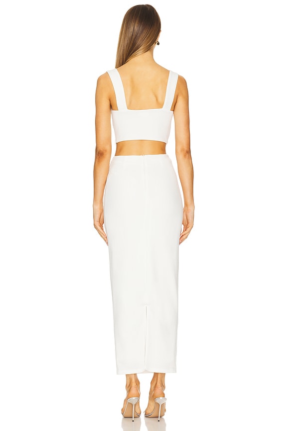 Superdown Veneda Skirt Set In White