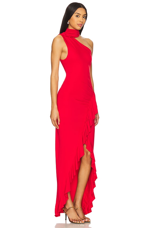 Superdown Sardina Maxi Dress In Red