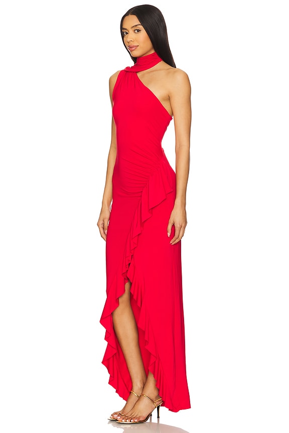 Superdown Sardina Maxi Dress In Red