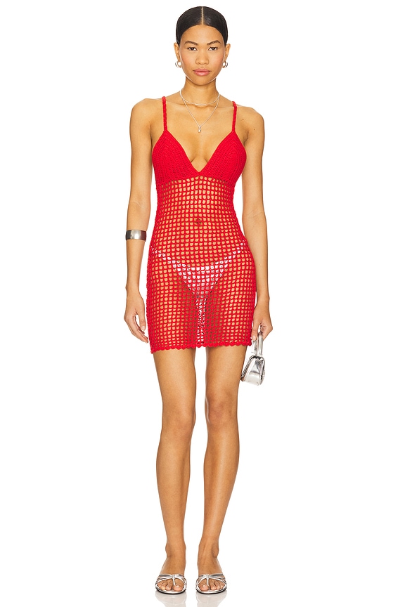 view 1 of 3 Nina Mini Dress in Red