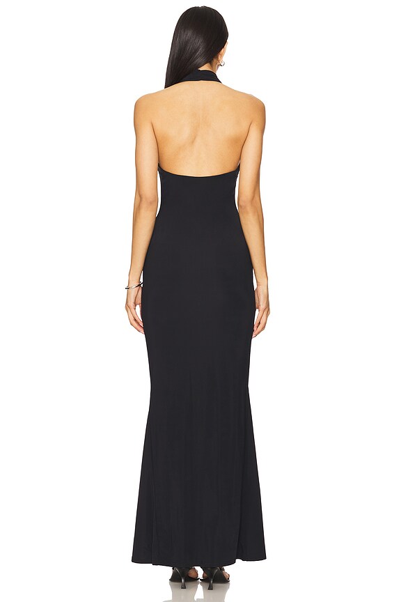 Superdown Sylvie Maxi Dress In Black