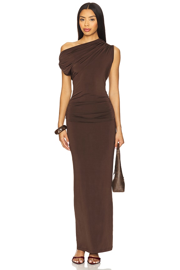 view 1 of 4 Morgana Skirt Set in Brown