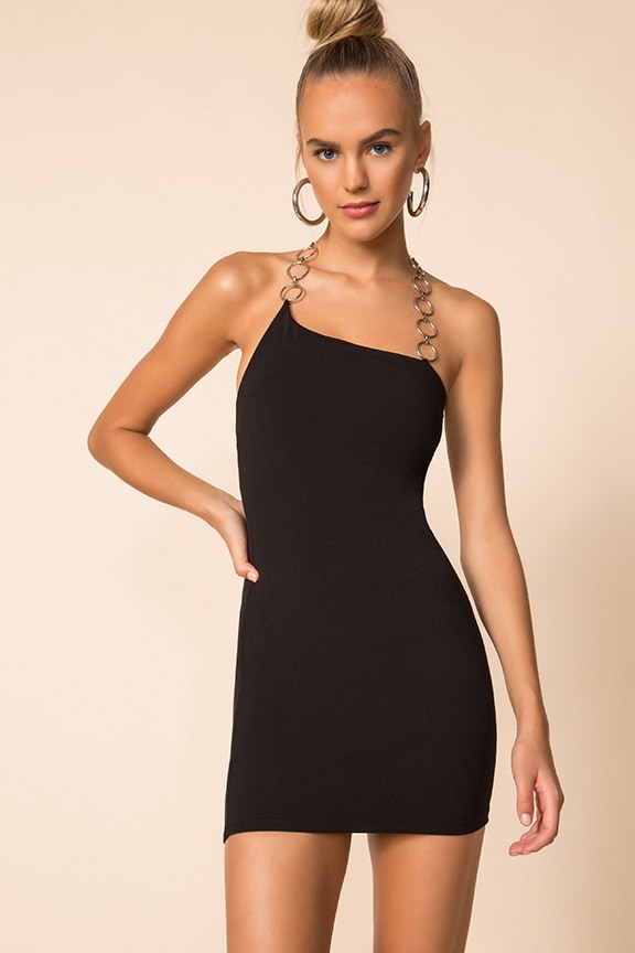 Image 1 of Anabelle Mini Dress in Black