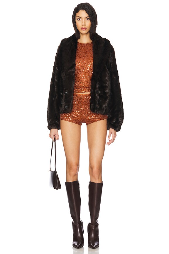 Superdown Maja Short In Rust