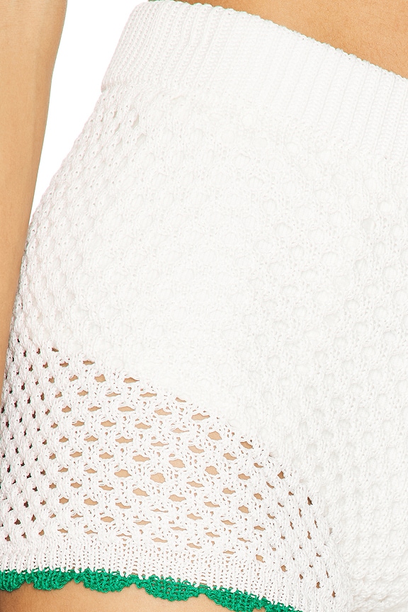 Superdown Brisa Short In White & Green
