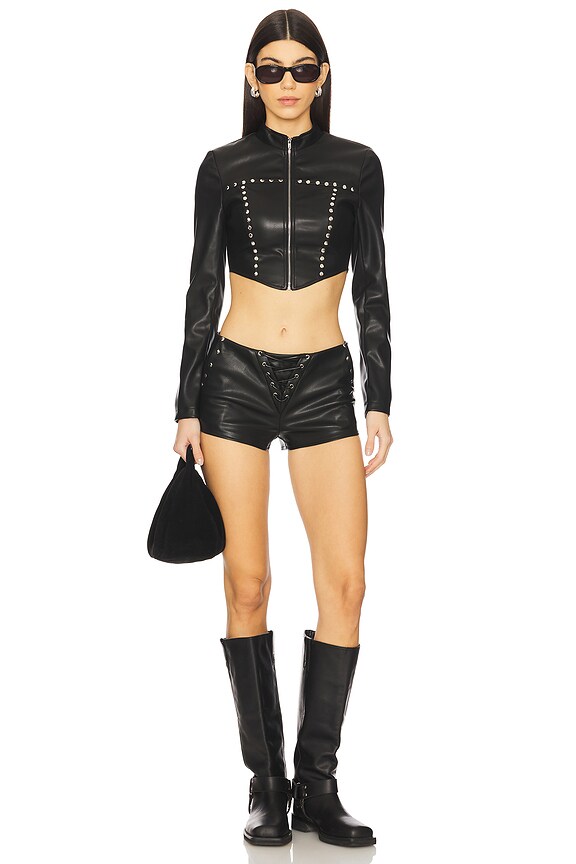 Superdown Mada Short In Black