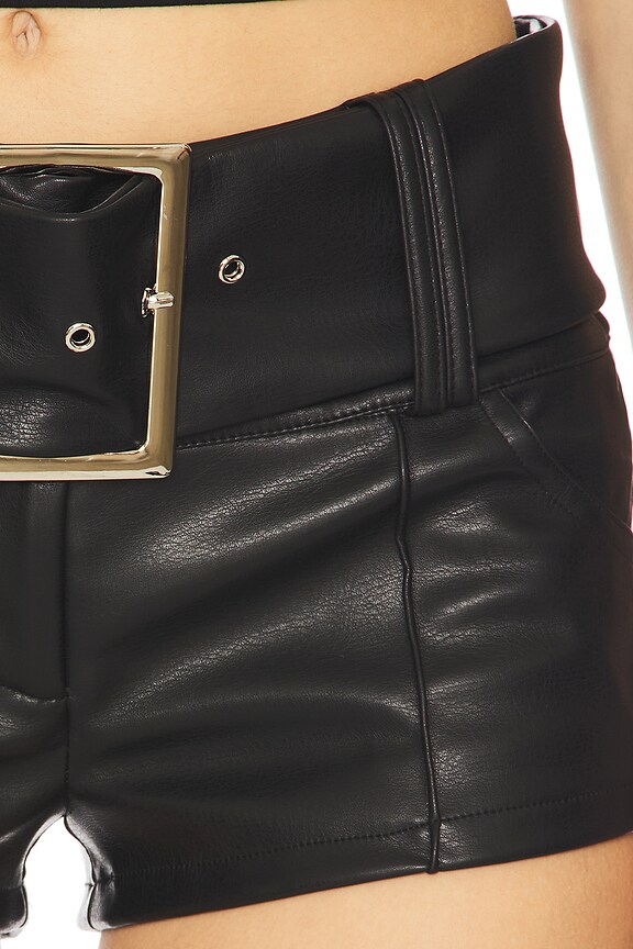 Superdown Melania Micro Short In Black