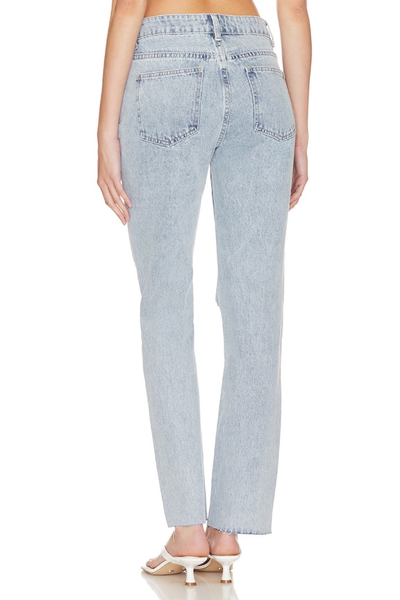 Shop Superdown Dylan Distressed Denim Jean In Light Blue Wash