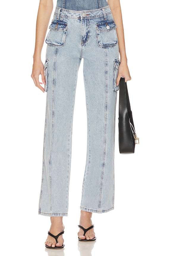 Image 1 of Brittany Cargo Jean in Light Wash