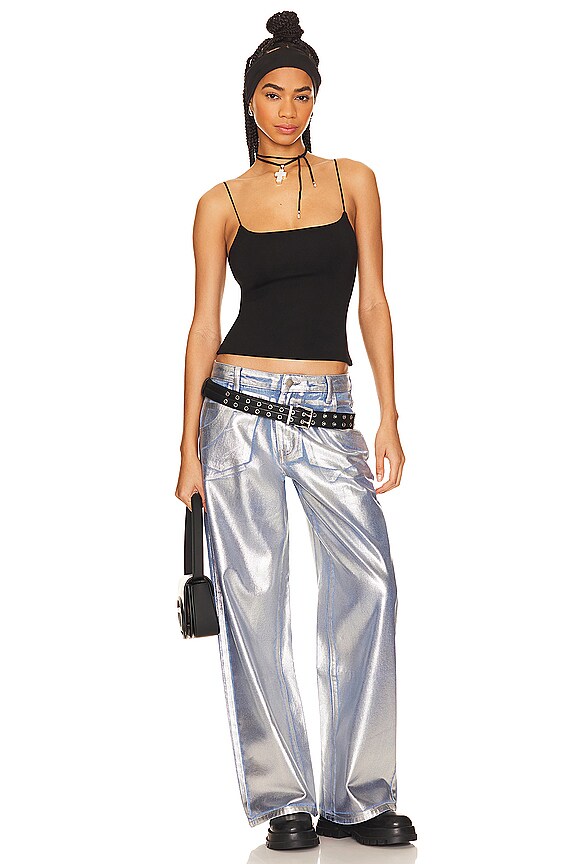 Superdown Aisha Jean In Metallic Silver