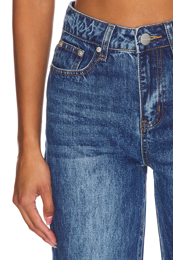 Shop Superdown Camille Jean In Blue Wash
