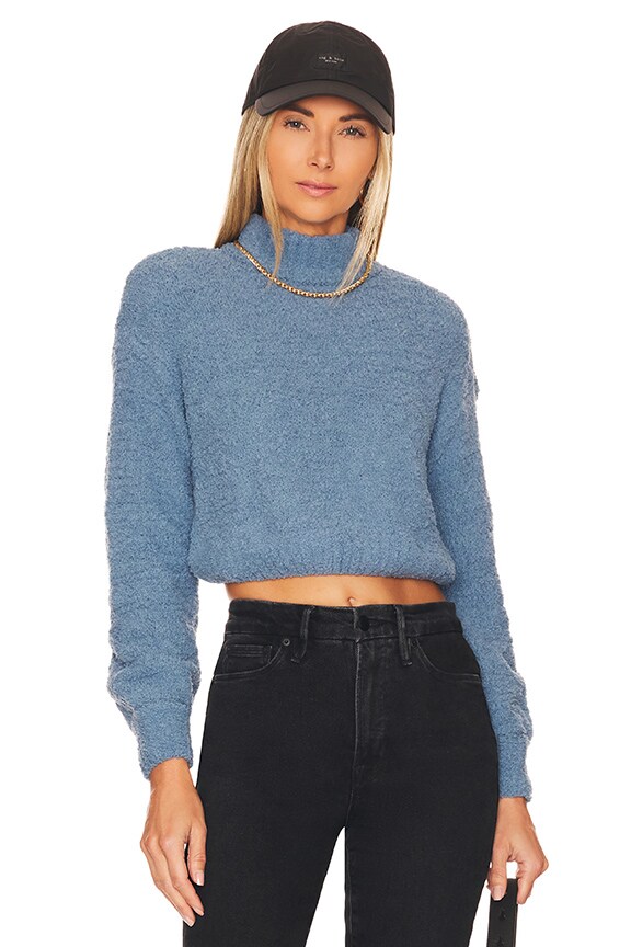 Image 1 of Gia Long Sleeve Sweater in Blue