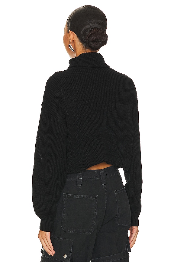 Shop Superdown Madison Turtleneck Sweater In Black