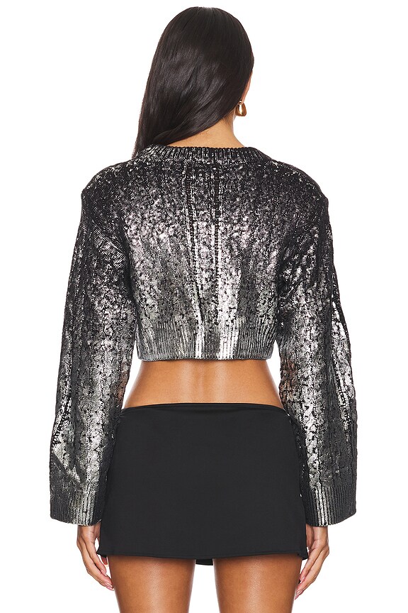Superdown Jaelyn Sweater In Black Metallic