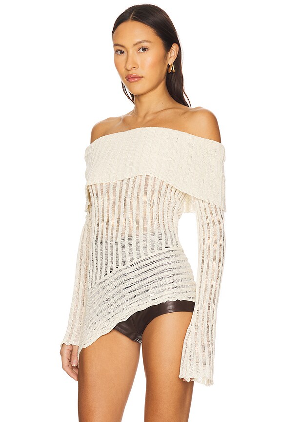 Superdown Tawny Sweater In Ivory