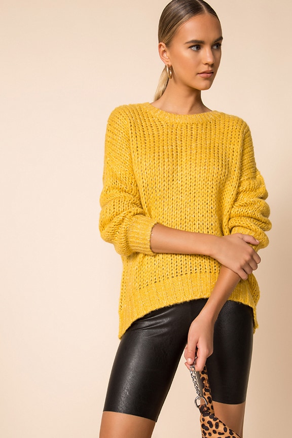 Image 1 of Shelia Sweater in Mustard