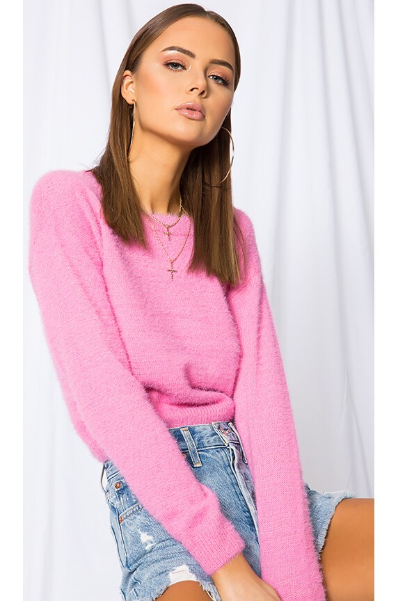 Image 1 of Kristina Knit Sweater in Pink