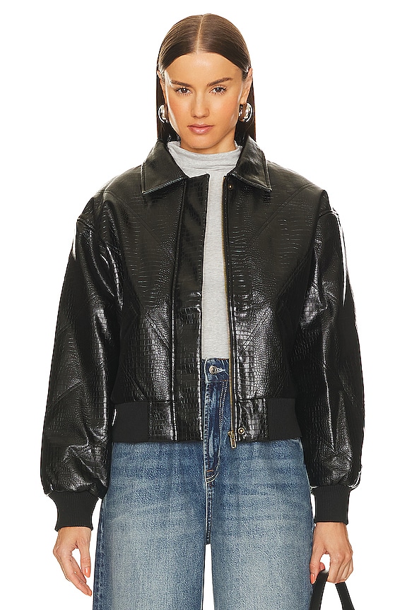 Image 1 of x Bridget Katrina Oversized Jacket in Black