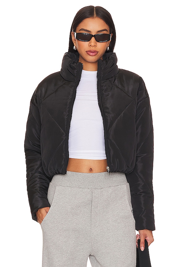 Image 1 of Rania Cropped Jacket in Black