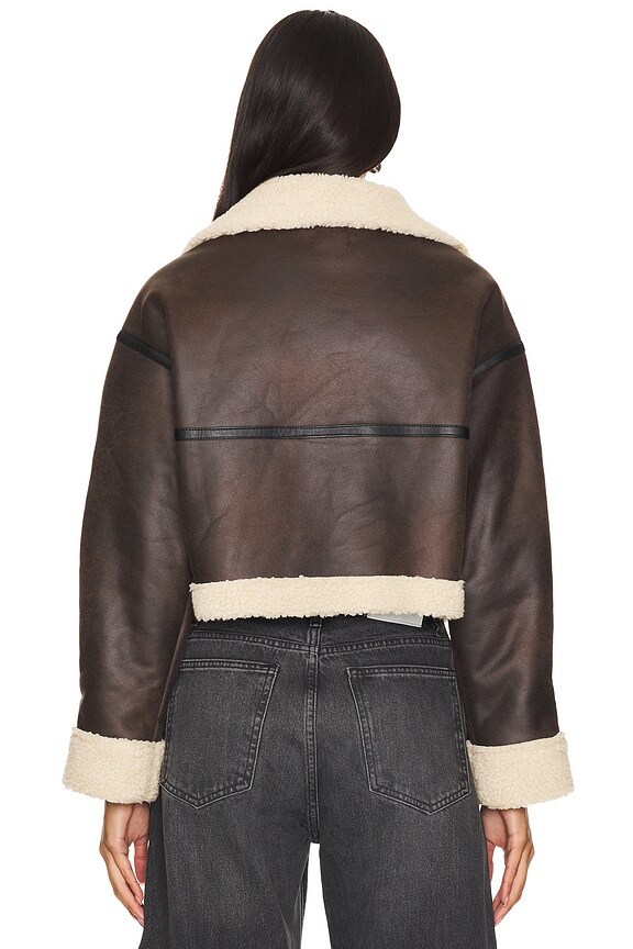 Superdown Amelia Faux Leather Jacket